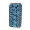 Image 1 : MCM Blue Snakeskin Flap Closure Iphone5 Case