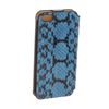 Image 2 : MCM Blue Snakeskin Flap Closure Iphone5 Case