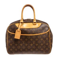 Louis Vuitton Monogram Canvas Leather Deauville Doctor Bag