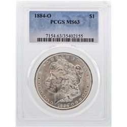 1884-O $1 Morgan Silver Dollar Coin PCGS MS63