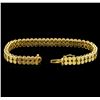 Image 3 : 14KT Yellow Gold 1.04 ctw Diamond Bracelet