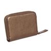 Image 3 : Bvlgari Metallic Bronze Leather Mini Zip Coin Wallet