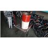 Image 3 : ROLLING CART AND ESSO CAN