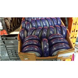 TRAY OF NEW RUBBER WHEELS