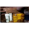 Image 1 : TWO EXIT SIGNS, WET FLOOR SIGNS. AND DECK BENCH BRACKETS