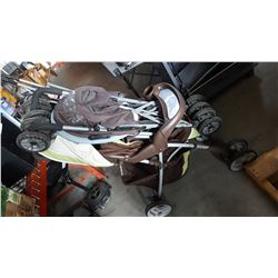 3 FOLDING STROLLERS