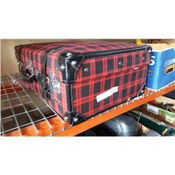 PLAID SUITCASE