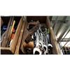 Image 2 : TWO WOOD CRATES OF TOOLS