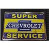 Image 1 : NEW 12 X 8 INCH CHEVROLET TIN SIGN