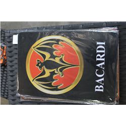 NEW 12 X 8 INCH BACARDI TIN SIGN