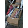 Image 1 : BOX OF FABRIC AND DECORATIVE KITES