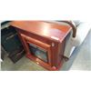 Image 3 : MODERN MANTLE AND ELECTRIC FIRE PLACE