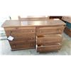 Image 3 : NEW ASHLEY SIGNATURE DESIGN MODERN BROWN WOOD GRAIN FINISH DRESSER WITH MIRROR, RETAIL $1260
