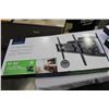 Image 1 : NEW OVERSTOCK INSIGNIA 47-80 INCH FULL MOTION TV WALL MOUNT, COMPLETE, UP TO 110 LBS
