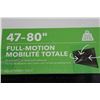 Image 2 : NEW OVERSTOCK INSIGNIA 47-80 INCH FULL MOTION TV WALL MOUNT, COMPLETE, UP TO 110 LBS