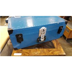 BLUE STORAGE TRUNK