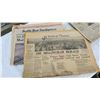 Image 2 : VINTAGE NEWSPAPERS WITH PHOTO OF EISENHOWER AND JOHNSON AND OTHER HEADLINES