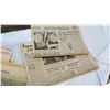 Image 3 : VINTAGE NEWSPAPERS WITH PHOTO OF EISENHOWER AND JOHNSON AND OTHER HEADLINES