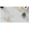 Image 3 : FOUR STONE PENDANTS ON CHAIN