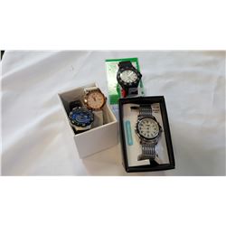 FOUR WORKING WATCHES