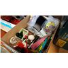 Image 2 : BOX OF CRYSTAL PRISM EGG AND OTHER COLLECTIBLES