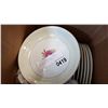Image 2 : FUJI CHINA ROSETTE 9 PIECE SETTING W/ GILT TRIM