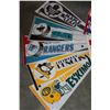Image 2 : 15 VINTAGE NHL AND CFL BANNERS
