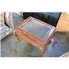 Image 3 : CARVED GLASSTOP END TABLE