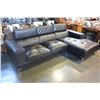 Image 2 : MODERN BROWN 2 PIECE SECTIONAL SOFA WITH ADJUSTABLE HEADREAST