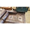 Image 4 : MODERN BROWN 2 PIECE SECTIONAL SOFA WITH ADJUSTABLE HEADREAST