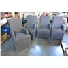 Image 1 : 4 SLIP COVER CHAIRS