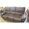 Image 2 : BROWN RECLINING SOFA