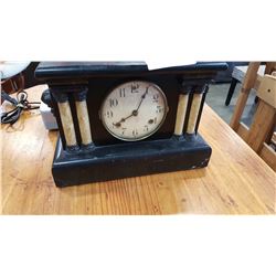 WATERBURY COMPANY TABLE CLOCK W/ KEY
