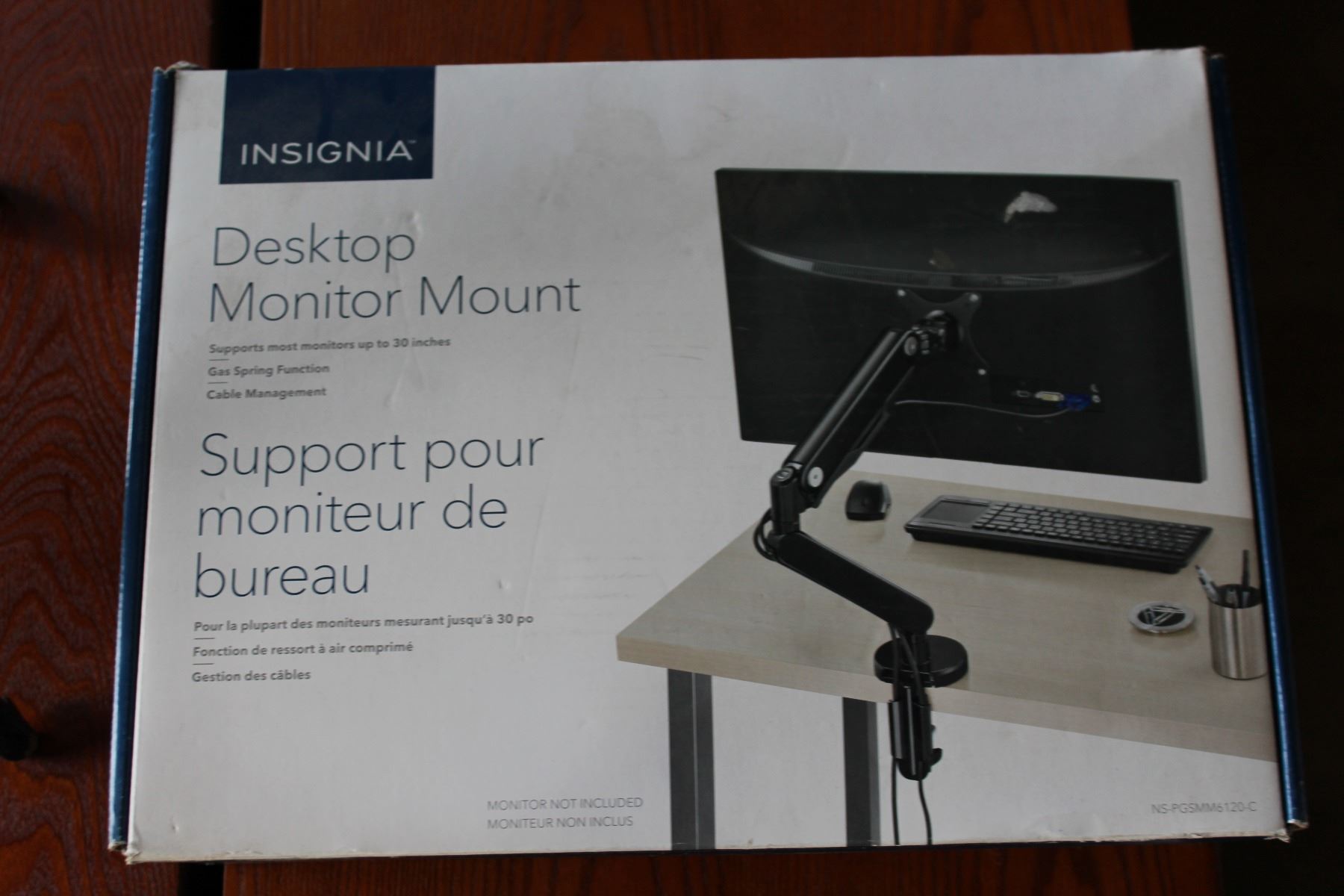 NEW OVERSTOCK INSIGNIA DESKTOP MONITOR MOUNT