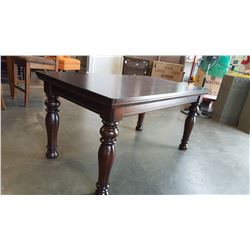 NEW ASHLEY SIGNATURE DESIGN DARK FINISH TALL COFFEE TABLE, RETAIL $699