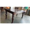 Image 1 : NEW ASHLEY SIGNATURE DESIGN DARK FINISH TALL COFFEE TABLE, RETAIL $699