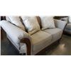 Image 9 : NEW ASHLEY SIGNATURE DESIGN CONTEMPORARY ROLLED ARM WOOD FRAMED SOFA, LOVESEAT AND THROW PILLOWS, RE