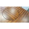 Image 4 : NEW ASHLEY SIGNATURE DESIGN SQAURE COUNTER HEIGHT DINING TABLE WITH LAZY SUSAN, AND 6 ULPHOSTERED ST