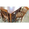 Image 9 : NEW ASHLEY SIGNATURE DESIGN SQAURE COUNTER HEIGHT DINING TABLE WITH LAZY SUSAN, AND 6 ULPHOSTERED ST