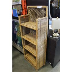 WICKER SHELF