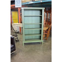 GREEN 6FT BOOK SHELF