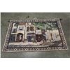 Image 1 : CAFE DE PARIS STOREFRONT TAPESTRY 53 X 36 INCHES