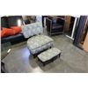 Image 1 : VINTAGE CHAIR AND FOOT STOOL