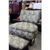 Image 4 : VINTAGE CHAIR AND FOOT STOOL