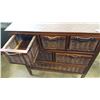 Image 2 : 6 DRAWER WICKER DRESSER