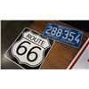 Image 2 : 2 ROAD SIGNS AND LICENSE PLATE