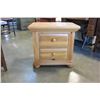 Image 1 : MAPLE TWO DRAWER NIGHTSTAND