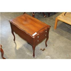 2 DRAWER FRENCH PROVINCIAL ENDTABLE