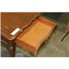 Image 3 : 1 DRAWER FRENCH PROVINCIAL END TABLE