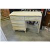 Image 1 : 4 DRAWER FRENCH PROVINCIAL DESK